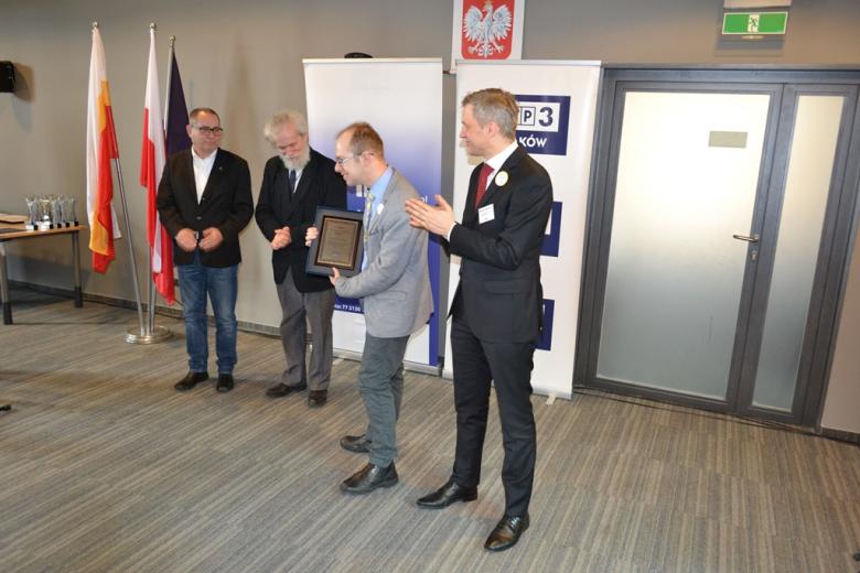 Dr Krzysztof Kurowski odbiera nagrodę specjalną
